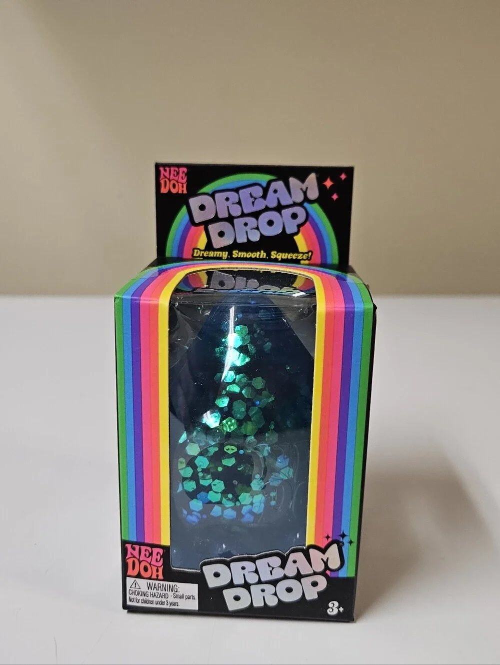 NeeDoh Dream Drop Glitter Blue Authentic New - Picture 2 of 8
